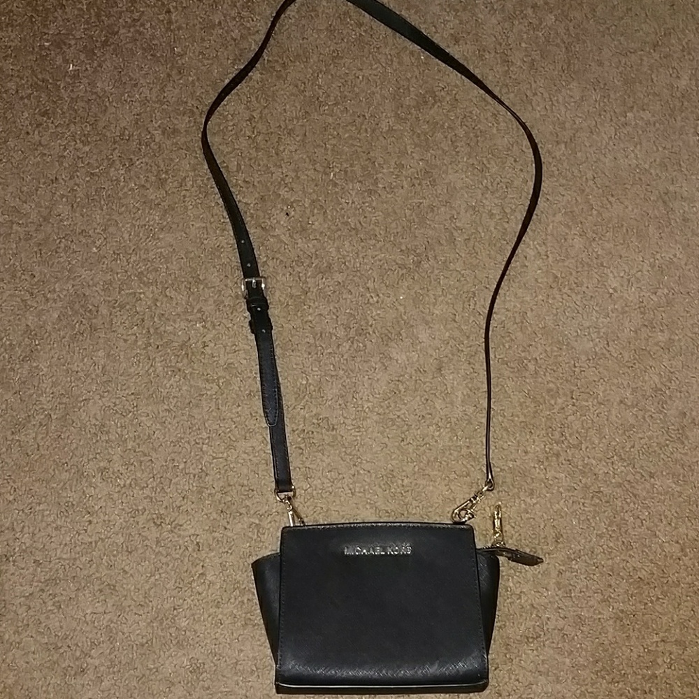 Authentic black Michael Kors crossbody bag